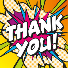 Carte thank you popart 4