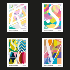 Abstract Posters Set 04