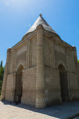 Fototapeta na wymiar Aisha Bibi 11-century mausoleum for noble woman, located near Taraz city, on Silk Road in Kazakhstan