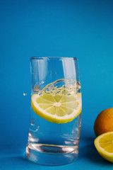 Glass Of Water And Lemon