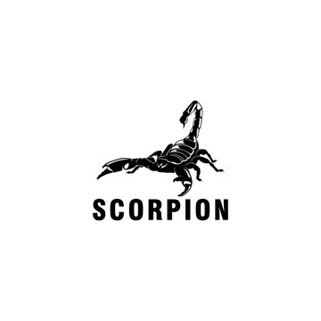 scorpion king black logo vector