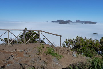 Madeira über den Wolken Hochebene