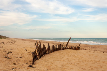 The Trinculo Wreck. Golden Beach Australia