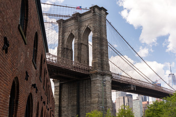 dumbo brooklyn - obrazy, fototapety, plakaty