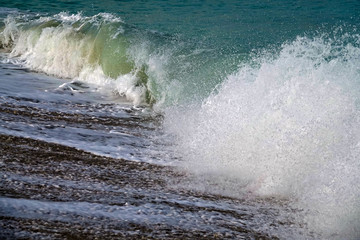 Waves on the seashore