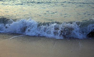 Waves on the seashore