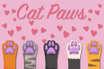 Cats paw set