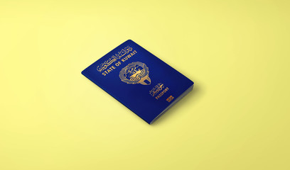 Kuwaiti passport ,passport document issued to citizens of Kuwait for international travel