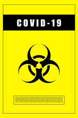Obraz premium Corona Virus 2019 or COVID-19 Pandemic