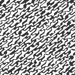 Seamless Parallel Diagonal abstract shapes pattern on black background. Design for website, print. Wallpaper, good for printing.