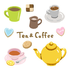 コーヒー紅茶素材セット