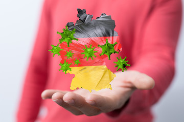 epidemic coronavirus 2019-nCoV 3d  germany