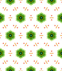 Geo Geometric, Endless Repeat Painting. 