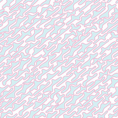 Seamless Parallel Diagonal abstract shapes pattern on white background. Design for website, print