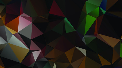 Abstract Color Polygon Background Design, Abstract Geometric Origami Style With Gradient