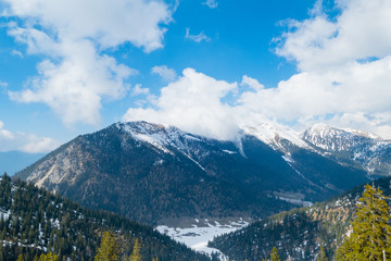 Fototapeta premium Estergebirge Bayern Frühling 