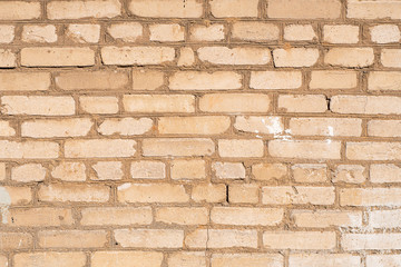 Natural masonry masonry texture in macro shot in sunny weather with repeating elements