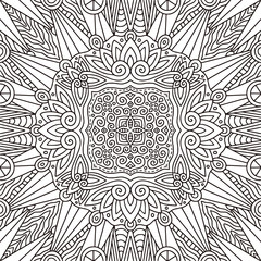 Coloring book page design