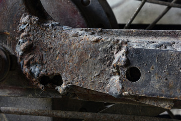 Welds of steels with rust