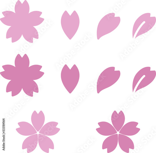 さくらのアイコン 桜 花びら 花 Wall Mural Wallpaper Murals Yugoro さくらのアイコン 桜 花びら 花 Wall Mural Wallpaper Murals Yugoro