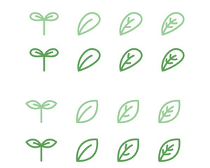 手描きの植物のイラストのセット 葉 花 シンプル 素材 おしゃれ 葉っぱ Wall Mural Yugoro 手描きの植物のイラストのセット 葉 花 シンプル 素材 おしゃれ 葉っぱ Wall Mural Yugoro