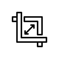 Crop Vector Colour With Line Icon Illustration