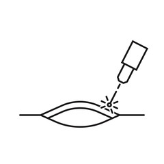 medicine laser icon. Vector