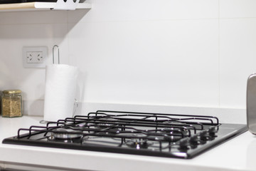 Kitchen laptop on the table