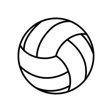 Volley ball icon vector