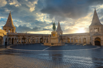 Budapest, Hungary - the ancient Fisherman's Bastion