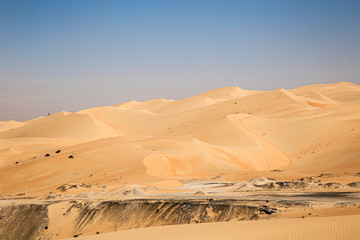 Fototapeta na wymiar Wüste in den Vereinten arabischen Emirate.
