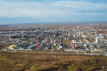 Oil refinery construction