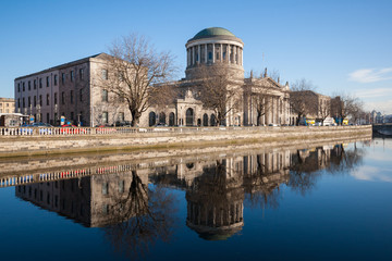 The Four Courts in Dublin City, Ireland