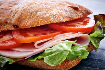 Delicious bacon sandwich