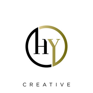 hy logo design vector icon