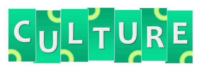 Culture Turquoise Green Rounded Squares Horizontal 