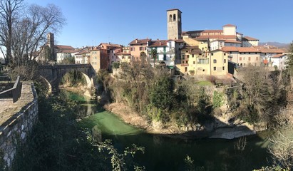 Fototapeta na wymiar Cividale del Friuli - panorama