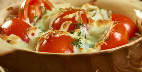 Barley Gratin with Roasted Cherry Tomatoes