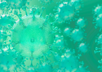 Fototapeta na wymiar Corona virus Covid 19