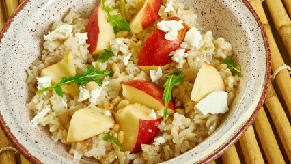 Pearled Barley Salad with Apples