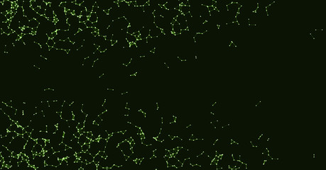 Procedural Network Mesh Art background illustration