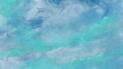 Fototapeta na wymiar blue water background art wallpaper pattern texture design clouds sea water aqua weather light colorful