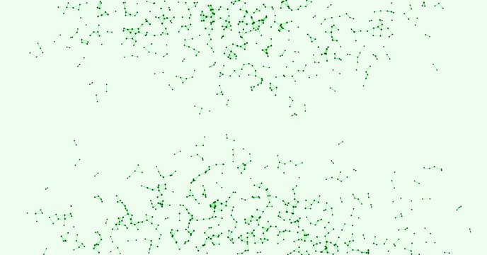 Procedural Network Mesh Art background illustration