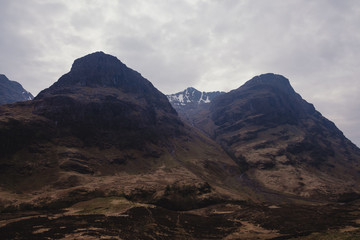 Ecosse les three sisters Glencoe
