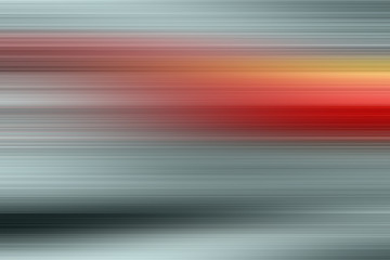 Fototapeta premium Horizontal parallel straight light lines. Movement concept modern art gradient illustration/background.