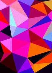 Obraz premium Abstract Colorful Geometrical Artwork,Abstract Graphical Art Background Texture,Modern Conceptual Art