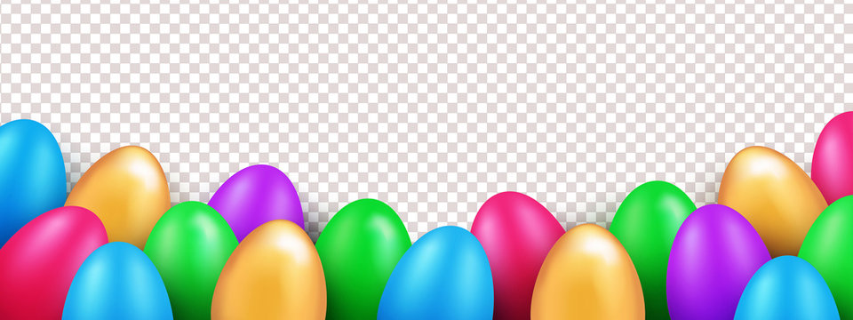 Easter Egg Frame PNG Images With Transparent Background
