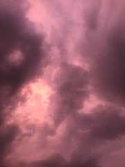 Obraz premium dark pink sky background wallpaper