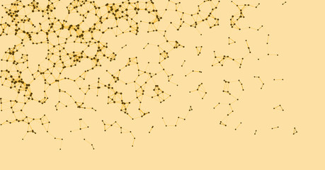 Procedural Network Mesh Art background illustration