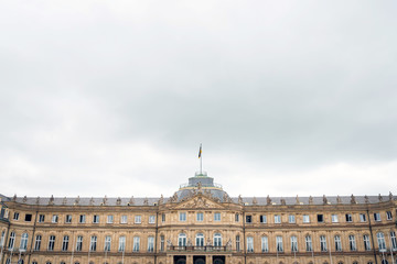 Obraz premium STUTTGART, GERMANY - June 25, 2018: Antique building view in Old Town Stuttgart, Germany